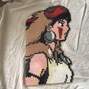 Princess Mononoke Perler Kandi